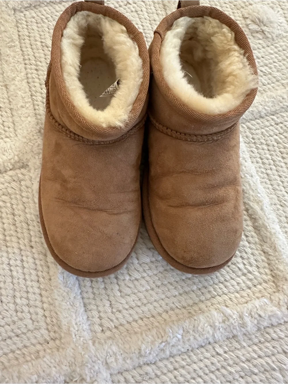 UGG Kids Classic Ultra Mini Boots - Chestnut Brown